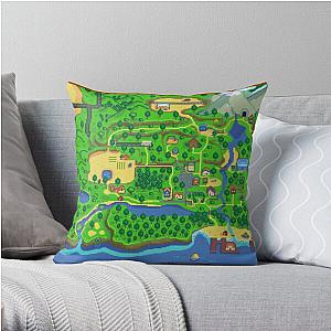 Stardew Valley Pillows - Stardew Valley Map Throw Pillow