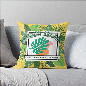 Stardew Valley Pillows - Ginger Island | Fern Islands | Stardew Valley Inspired Designs Throw Pillow