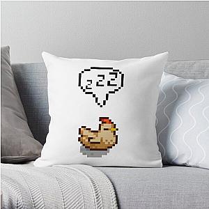 Stardew Valley Pillows - Stardew Valley Sleeping White Chicken Classic T-Shirt Design Shirts Throw Pillow