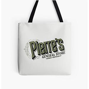 Stardew Valley Bags - Pierre's General Store Logo | Stardew Valley Logo All Over Print Tote Bag