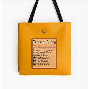 Stardew Valley Bags - Stardew valley Tropical Curry All Over Print Tote Bag