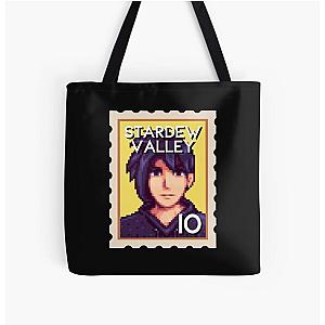 Stardew Valley Bags - Stardew Valley Sebastian Stamp All Over Print Tote Bag