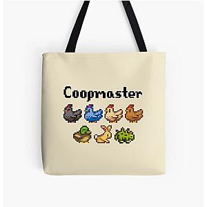 Stardew Valley Bags - Stardew Valley Coopmaster Coop Animals  All Over Print Tote Bag