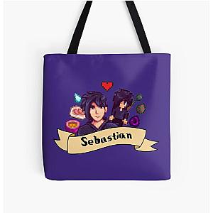 Stardew Valley Bags - Stardew Valley- Sebastian All Over Print Tote Bag