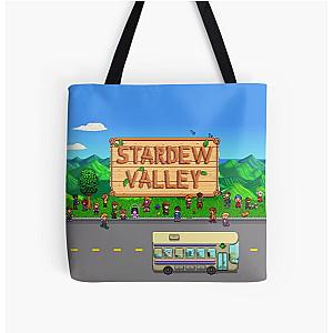 Stardew Valley Bags - Stardew Valley Bus All Over Print Tote Bag