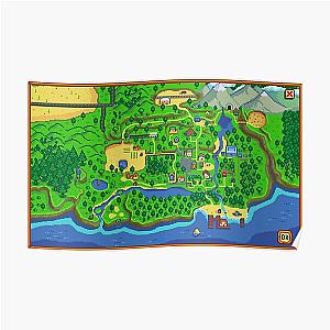 Stardew Valley Posters - Stardew Valley Map Poster