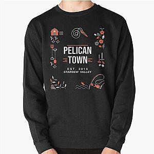 Stardew Valley Sweatshirts - Stardew Valley Inspired Pelican Town Pullover Sweatshirt