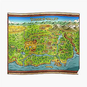 Stardew Valley Posters - Stardew Valley Map Poster