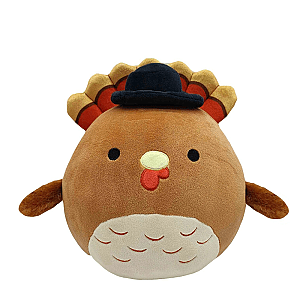 20cm Brown Chicken With Hat Cute Stardew Valley Game Stuffed Animal Plush