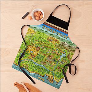 Stardew Valley Pixel Game Farm Map Apron