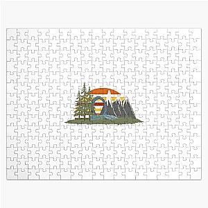 Stargate T-ShirtRetro Style Nature Jigsaw Puzzle