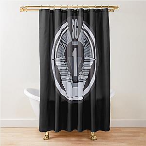 Stargate sg  badge Shower Curtain