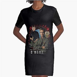 Stargate SG1 Jack O'Neill Graphic T-Shirt Dress