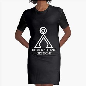 there is no place like home t-shirt Stargate chevron Graphic T-Shirt Dress