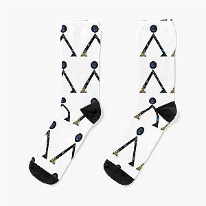 Stargate inspired space design Earth symbol Socks