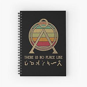 There Is No Place Like Home Shirt, Stargate Atlantis, Stargate Universe, Sci Fi Shirt, Stargate Sg1 Spiral Notebook