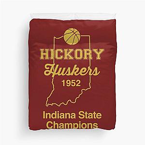 Hickory Huskers State Champs 1952 Duvet Cover