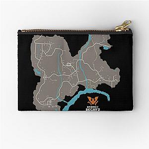 State of Decay 2 Map (Cascade Hills) Zipper Pouch