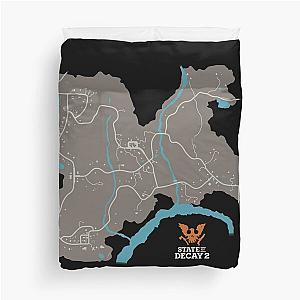 State of Decay 2 Map (Cascade Hills) Duvet Cover