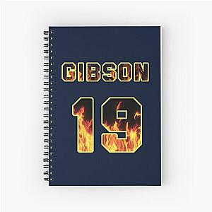 Jack Gibson Station 19 Jersey Flames Spiral Notebook