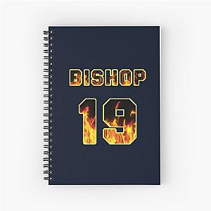 Maya Bishop Station 19 Jersey Flames Spiral Notebook