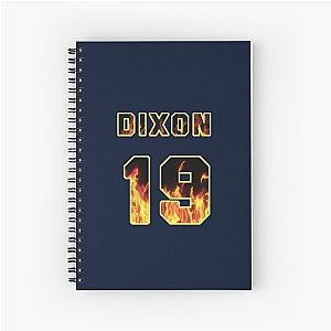 Emmett Dixon Station 19 Jersey Flames Spiral Notebook