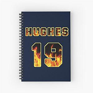 Vic Hughes Station 19 Jersey Flames Spiral Notebook