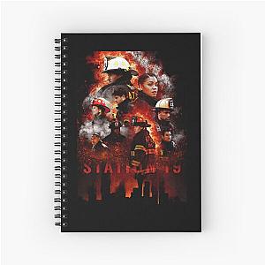 Station 19 Ashes & Embers Spiral Notebook