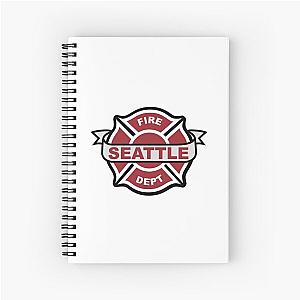 Station 19 fire department Seattle Spiral Notebook