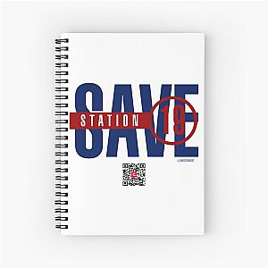 Save Station 19 Spiral Notebook