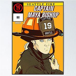 Station 19 - Captain Maya Bishop Poster