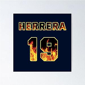 Andy Herrera Station 19 Jersey Flames Poster