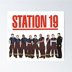 Station 19 cast Poster