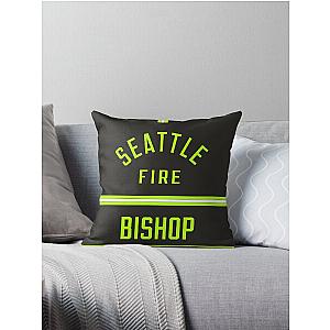 Station 19 - Seattle Fire Bishop Turnouts Pillow Throw Pillow