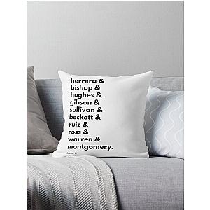 Season 6 Squad Goals - Station 19 (Black Text) Throw Pillow