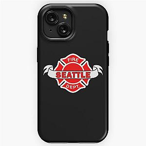 Logo FIREFIGHTER Station 19 Work Shirt  iPhone Tough Case