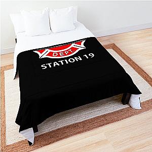 Station 19 Work Logo Classic  Comforter