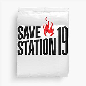 Save Station 19 (Small Logo 2) Duvet Cover