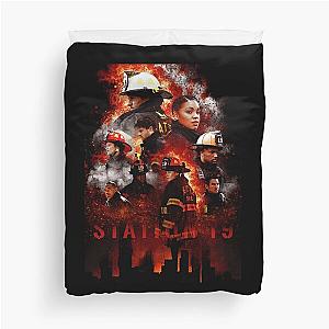 Station 19 Ashes & Embers Duvet Cover