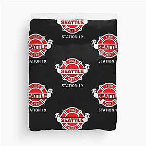 Station 19 Crew Shirt T-Shirt Duvet Cover