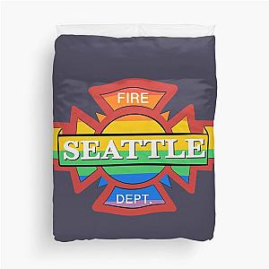 Station 19 Pride Logo Duvet Cover