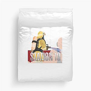 Station 19 Firefighters Duvet Cover