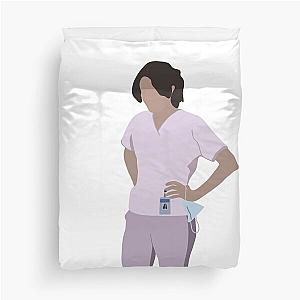 Carina Deluca break down ( Station 19 ) Duvet Cover