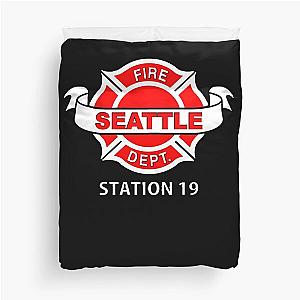 Station 19 Work Logo Classic  Duvet Cover