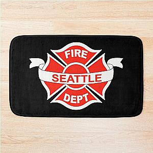 Seattle Fire Department Badge - Station 19 Bath Mat