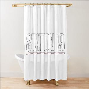 Logo Station 19 Shower Curtain