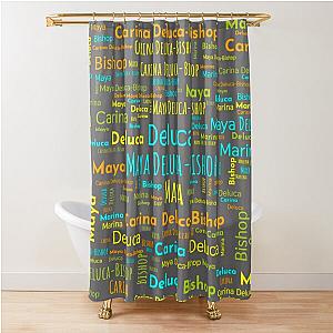 Marina Name Station 19 Shower Curtain