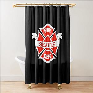 Seattle Fire Department Badge - Station 19 Shower Curtain