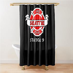 Station 19 Work Logo Classic  Shower Curtain