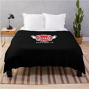 Station 19 Work Logo Classic Classic T-Shirt Throw Blanket